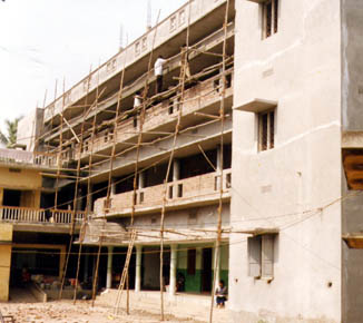 Recent photograph (Dec 04) of new dormitory block