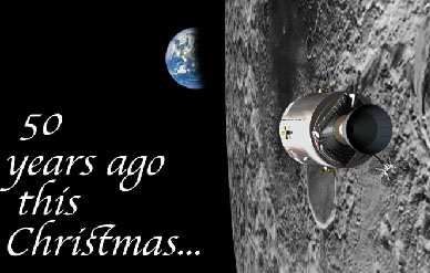 A Christmas message from the moon