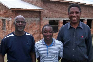 Pastors Mvula Mvula, Gift Mtintha and Justice Chiphwanya